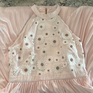 Ted Baker Pink Daisy Maxi Dress